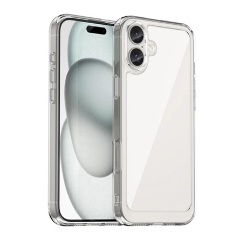 iPhone 16 Plus 5G Gigapack Szilikon telefonvédő ütésállóság, átlátszó hátlap, ÁTLÁTSZÓ