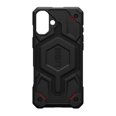 iPhone 16 Plus UAG MONARCH PRO szilikon telefonvédő erős ütésállóság, MagSafe, FEKETE