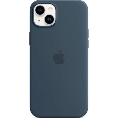 Apple IPHONE 14 PLUS SILICONE CASE WITH MAGSAFE - STORM BLUE okostelefon szilikon tok kék