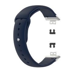Huawei Watch Fit Gigapack pótszíj egyedi méret, fém kapocs, SÖTÉTKÉK