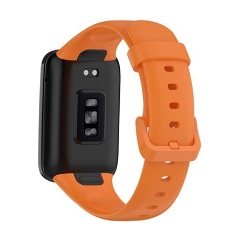 Xiaomi Mi Band 7 Pro Gigapack pótszíj egyedi méret, szilikon, NARANCSSÁRGA