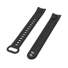 Huawei Band 3 Gigapack pótszíj egyedi méret, szilikon, FEKETE