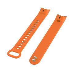 Huawei Band 3 Gigapack pótszíj egyedi méret, szilikon, NARANCS