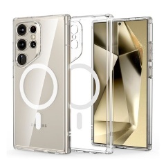 Samsung S24 Ultra 5G ESR CH HALOLOCK szilikon telefonvédő ütésállóság, MagSafe, ÁTLÁTSZÓ