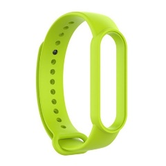 Xiaomi Mi Band 6 NFC GIGAPACK pótszíj egyedi méret, szilikon, LIMEZÖLD