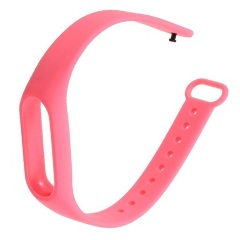 Xiaomi MI Band 2 GIGAPACK pótszíj egyedi méret, szilikon, RÓZSASZÍN
