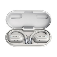 AWEI OWS T93 Bluetooth fülhallgató SZTEREO v5.4, IPX6 + töltőtok, FEHÉR