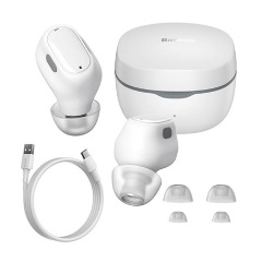 BASEUS BOWIE WM01 Bluetooth fülhallgató SZTEREO v5.3, mikrofon + töltőtok, FEHÉR