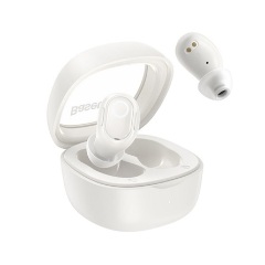 BASEUS BOWIE WM02 Bluetooth fülhallgató SZTEREO v5.3, extra mini + töltőtok, FEHÉR