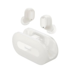 BASEUS BOWIE EZ10 Bluetooth fülhallgató SZTEREO v5.3, zajszűrő + töltőtok, FEHÉR