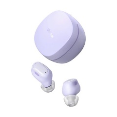 BASEUS BOWIE WM01 Bluetooth fülhallgató SZTEREO v5.3, mikrofon + töltőtok, LILA