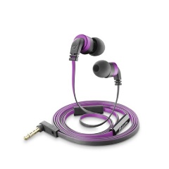 CELLULARLINE MOSQUITO In-Ear fülhallgató SZTEREO 3.5mm jack, lapos kábel, RÓZSASZÍN