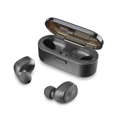CELLULARLINE SHADOW Bluetooth fülhallgató SZTEREO v5.0, aktív zajszűrő + töltőtok, FEKETE