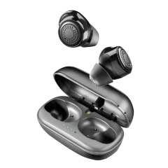 CELLULARLINE PETIT Bluetooth fülhallgató SZTEREO v5.0, aktív zajszűrő + töltőtok, FEKETE