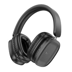 HOCO W51 Bluetooth fejhallgató SZTEREO v5.3, 3.5mm jack aljzat, FEKETE
