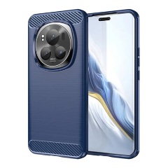 Honor Magic6 Pro 5G Gigapack Szilikon telefonvédő ütésállóság, karbon minta, SÖTÉTKÉK Honor Magic6 Pro 5G Gigapack Szilikon telefonvédő ütésállóság, karbon minta, SÖTÉTKÉK