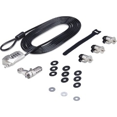 COMPUTER/PERIPHERAL LOCK KIT LAPTOP/DESKTOP 9.8FT CABLE