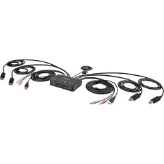 C2-DD46-UA2-CBL-KVM 2-PORT DUAL MONITOR KVM SWITCH