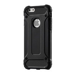 iPhone 6S 4.7 Gigapack Defender szilikon telefonvédő ütésállóság, fémhatás, FEKETE