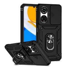 Honor X7 (2022) Gigapack Defender szilikon telefonvédő ütésállóság, kameravédő, FEKETE