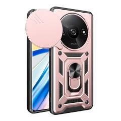 Redmi A3 4G Gigapack Defender szilikon telefonvédő ütésállóság, kameravédő, ROZÉARANY