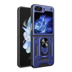 Samsung Z Flip6 5G Gigapack Defender szilikon telefonvédő ütésállóság, tartógyűrű, SÖTÉTKÉK
