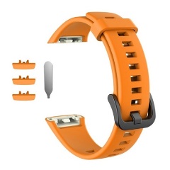 Huawei Band 6 Gigapack pótszíj egyedi méret, szilikon, NARANCS
