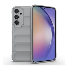Samsung A35 5G Gigapack Szilikon telefonvédő ütésállóság, 3D, VILÁGOSSZÜRKE