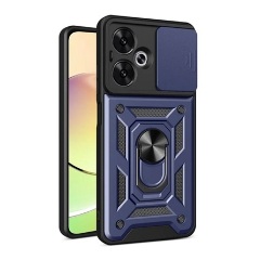 Redmi 13C 5G Gigapack Defender szilikon telefonvédő ütésállóság, kameravédő, SÖTÉTKÉK