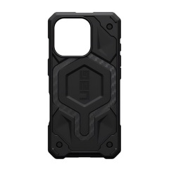 iPhone 16 Pro UAG MONARCH PRO szilikon telefonvédő erős ütésállóság, MagSafe, FEKETE