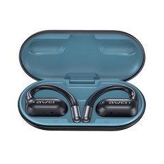AWEI OWS T93 Bluetooth fülhallgató SZTEREO v5.4, IPX6 + töltőtok, SÖTÉTKÉK