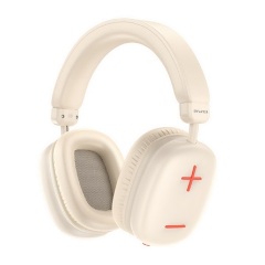 AWEI AT6 Bluetooth fejhallgató SZTEREO v5.4, 3.5mm jack aljzat, BÉZS