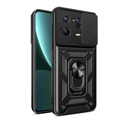 Xiaomi 13 Pro Gigapack Defender szilikon telefonvédő ütésállóság, kameravédő, FEKETE