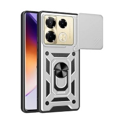 Infinix Note 40 Pro 5G Gigapack Defender szilikon telefonvédő ütésállóság, kameravédő, EZÜST