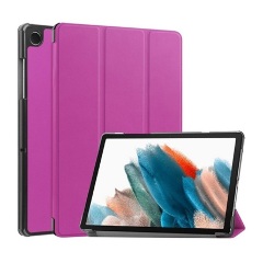 Samsung Tab A9 LTE Gigapack Tok álló, bőr hatású aktív FLIP, asztali tartó, LILA