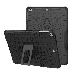 IPAD 9.7 (2018) GIGAPACK Defender szilikon telefonvédő ütésállóság, autógumi, FEKETE