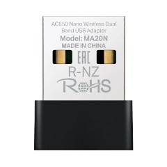 Mercusys MA20N Nano AC650 633Mb/s USB-A Dual-Band hálózati adapter