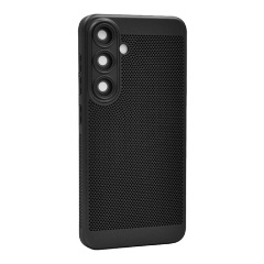 Samsung A35 5G Gigapack Műanyag telefonvédő légáteresztő, kameravédő, FEKETE