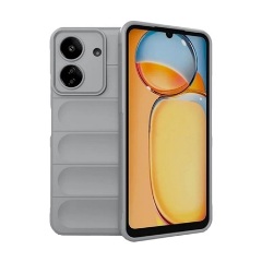 Xiaomi Poco C65 4G GIGAPACK Szilikon telefonvédő ütésállóság, 3D, VILÁGOSSZÜRKE