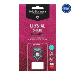 Redmi 10C MYSCREEN CRYSTAL BacteriaFREE képernyővédő fólia antibakteriális, NEM íves, ÁTLÁTSZÓ