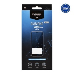 Samsung A70 MYSCREEN DIAMOND GLASS LITE EDGE képernyővédő üveg 2.5D, 9H, FEKETE