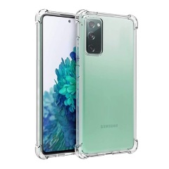 Samsung S20 FE Gigapack szilikon telefonvédő ütésállóság, légpárnás sarok, ÁTLÁTSZÓ