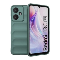 Redmi 13C 5G Gigapack Szilikon telefonvédő ütésállóság, 3D, SÖTÉTZÖLD Redmi 13C 5G Gigapack Szilikon telefonvédő ütésállóság, 3D, SÖTÉTZÖLD