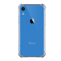 iPhone XR 6.1 Gigapack szilikon telefonvédő ütésállóság, légpárnás sarok, ÁTLÁTSZÓ