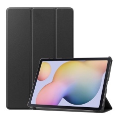 Samsung Tab S8 LTE Gigapack Tok álló, bőr hatású FLIP, asztali tartó, FEKETE
