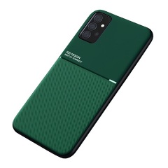 Samsung A52 4G Gigapack Szilikon telefonvédő ütésállóság, csíkos, SÖTÉTZÖLD
