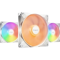 be quiet! LIGHT WINGS LX 140mm White Triple-Pack rendszerhűtő ventilátor kit fehér