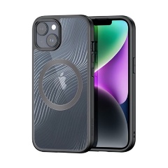 iPhone 15 DUX DUCIS AIMO szilikon telefonvédő ütésállóság, hullám, FEKETE
