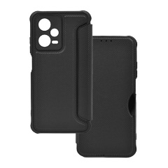 Xiaomi Poco X5 5G Gigapack tok álló, bőr hatású FLIP, karbon minta, FEKETE Xiaomi Poco X5 5G Gigapack tok álló, bőr hatású FLIP, karbon minta, FEKETE