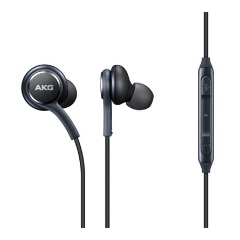 SAMSUNG fülhallgató SZTEREO (3.5mm jack, felvevő gomb, hangerőszabályzó, Tuned by AKG) FEKETE (Gigapack csomagolás)